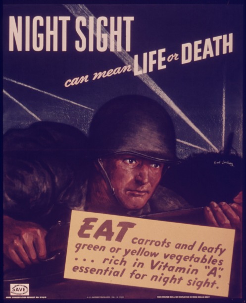 WW1 Carrot Myth Poster